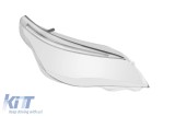 Geam drept pentru far cu spranceana LED si garnitura cromata potrivit pentru BMW Seria 5 E60 sedan LCI, E61 break LCI 2007-2010 versiunea 1 Performanc