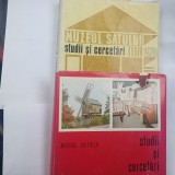 LOT 2 CARTI MUZEUL SATULUI,, STUDII DI CERCETARI&quot;.-1970 SI 1971-S4.