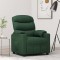 vidaXL Fotoliu rabatabil, verde &icirc;nchis, material textil
