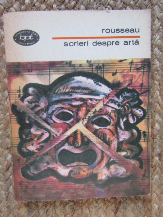 SCRIERI DESPRE ARTA-JEAN JACQUES ROUSSEAU