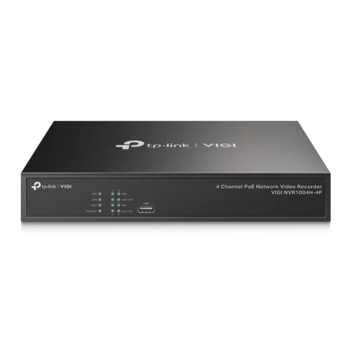TP-Link POE+ Video recorder cu 4 canale de retea, Decodare: