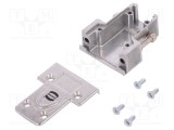 Carcasă metalică HARTING pentru conectori D-Sub 9pin și HD 15pin