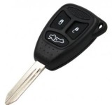 Set 2 bucati - Carcasa cheie cu 3 butoane Topautochei&amp;#174; compatibila cu Chrysler Jeep Cherokee
