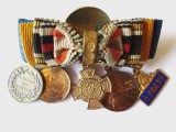 Cumpara ieftin Rară! Baretă cu 5 mini medalii militare din Regatul Prusiei