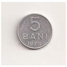 Moneda - Romania 5 bani 1975 , v8