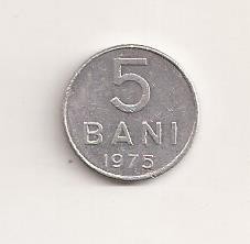 Moneda - Romania 5 bani 1975 , v8 foto