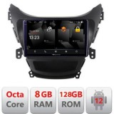 Navigatie HHyundai Elantra 2011-2013 5960Pro-092 Android Octa Core Qualcomm 2K Qled 8+128 DTS DSP 360 4G Optical CarStore Technology