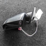 Oglinda Laterala Stanga VW Polo 9N 2004, OEM E9014156, Negru/Portocaliu, Unghi Mort, Garantie 12 Luni