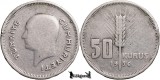 1936, 50 Kuruş - Turcia | KM 865, Asia, Argint