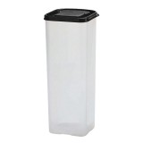 Cutie depozitare paine, pc rezistent, 34 x 13 cm, capac negru, Oem