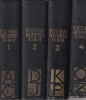 Dictionar enciclopedic roman 4 volume, cartonate, 16x24 cm, stare buna, limba romana, aparitie 1962-1966
