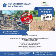 Teren intravilan cu anexe &ndash; Strada Căsăriei, H&acirc;rșova!