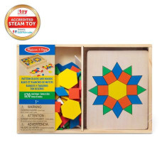 Sabloane si forme geometrice din lemn Melissa and Doug