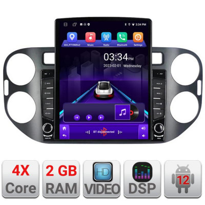 Navigatie dedicata VW TIGUAN ecran tip TESLA 9.7&amp;quot; cu Android Radio Bluetooth Internet GPS WIFI 2+32 DSP Quad Core CarStore Technology foto