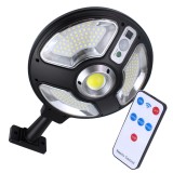 Lampa solara LED SMD 168A, senzor, telecomanda, 80W, IP65