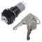 Comutator rotativ cu cheie 16mm EAO seria 51, 2 poziții stabile, NC NO