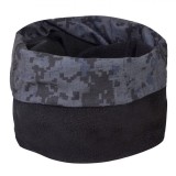 Fular Sport Circular, Fleece, Negru, Dimensiuni 70x25cm