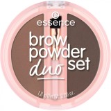 Set pentru sprancene Brow Powder 02 Medium, 1.8g, Essence