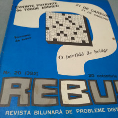 REVISTA REBUS NR.20 /20 OCTOMBRIE 1973