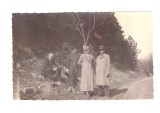 Foto tip CP personaje in Brasov Rakodo ut (Valea Cetatii), 1935, stare buna