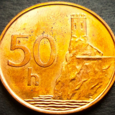 Moneda 50 HALERU - SLOVACIA, anul 1996 * cod 3211 = A.UNC