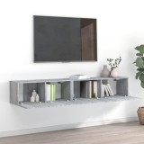 VidaXL Set dulapuri TV, 2 piese, gri sonoma, lemn prelucrat