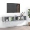 vidaXL Set dulapuri TV, 2 piese, gri sonoma, lemn prelucrat 3120282