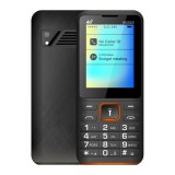 Cumpara ieftin Telefon Mobil iSEN F23, Negru Portocaliu, 4G, Ecran de 2.4 , 48MB RAM, 128MB ROM, Radio FM, BT, Camera de 8W, Dual SIM Hybrid, Baterie de 1800mAh