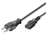 Cablu Alimentare IEC C13 Mamă 2m Negru, Goobay
