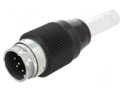 Conector circular PIN 7 - Mufă tată cu lipire pe cablu foto
