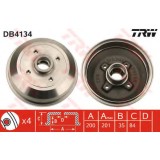 Tambur frana OPEL CORSA B (73, 78, 79) (1993 - 2002) TRW DB4134