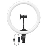 Lampa circulara cu trepied, 3 faze lumina, 18 inch