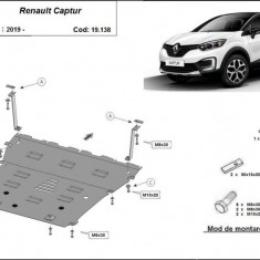 Scut motor metalic Renault Captur 2020-prezent