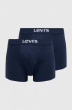 Levi&#039;s boxeri 2-pack bărbați, culoarea bleumarin 37149.0810-006