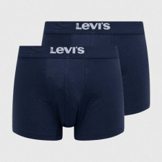 Levi's boxeri 2-pack bărbați, culoarea bleumarin 37149.0810-006