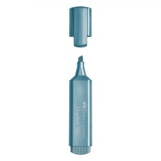 Evidențiator Faber Castell, Bleu Metalizat, Cerneală Pe Bază De Apă, V&acirc;rf Rezistent