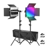 Lampa LED Neewer 2&times;660 PRO II RGB 2&times;200CM