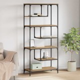 VidaXL Bibliotecă stejar artizanal 81 x 36 x 176 cm Lemn compozit 882836