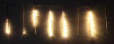 Ghirlanda luminoasa decorativa 8 turturi lumina alba cablu transparent, WELL foto