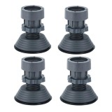 Set 4 supoturi pentru masina de spalat, Walalla, TPR, Gri