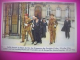 HOPCT 6351 PALATUL REGELUI DEFILARE -1934-REGINA ASTRID-FAMILIA REGALA BELGIA-CROMO LITHO-CIOCOLATA COTE D&#039;OR, Necirculata, Printata