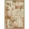 Covor Model Lotos 1510-100, Marime 60 x 110 cm, Bej, Crem, Inaltime Fir 8 mm, Antialergic, Polipropilena, Living, Dormitor, Sufragerie, Birou