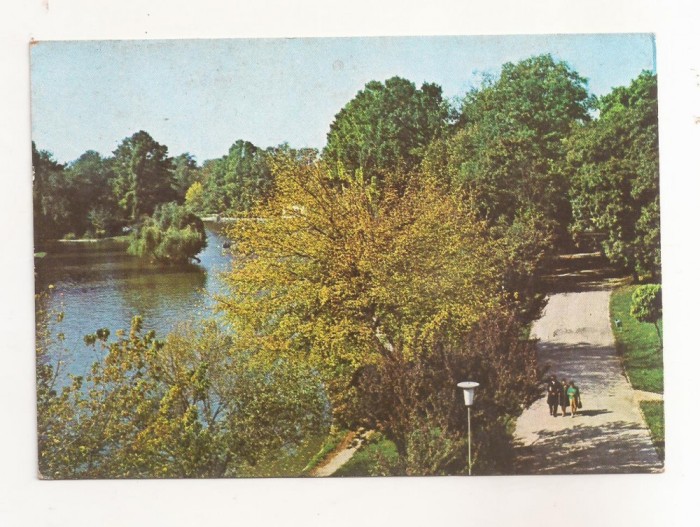 RF55 -Carte Postala- Craiova, Parcul Poporului, circulata 1970