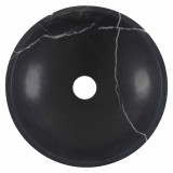 Lavoar Natura, 42x13.5 cm, marmura, negru