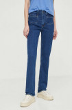 Levi&#039;s jeansi 724 TAILORED femei, culoarea albastru marin