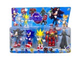 Set Sonic 3 cu 5 figurine Doctor Robotnik si Robotul