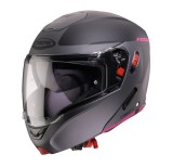 Cumpara ieftin Casca modulabila (flip-up) Caberg model Horus X Ray L9 negru/gri/fuchsia (roz) mat Pinlock ready &ndash; lentila Pinlock inclusa S (55/56cm)