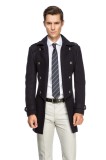 Palton barbati smart casual indigo B110, 48