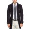 Palton barbati smart casual indigo B110