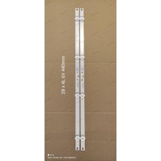Set barete led 24&quot; 2Bx4L 6V 440mm HL-00240A30-0401S-05 MS-L2151